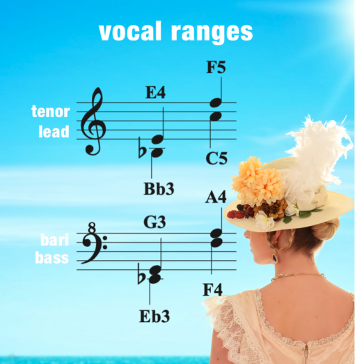 "Peg O' My Heart" - women's 4-part chart